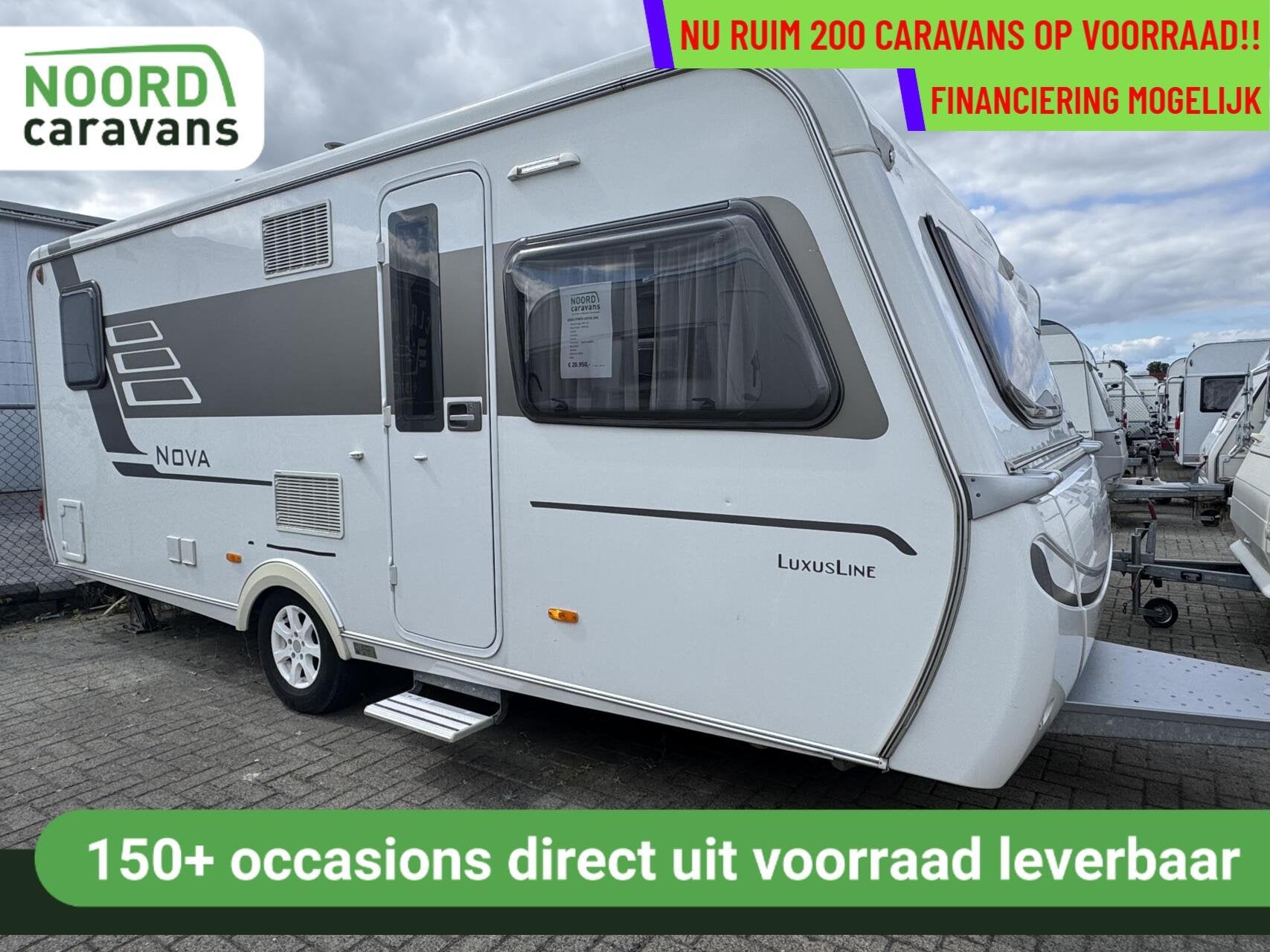 Eriba HYMER NOVA LUXE LINE 545 FRANSBED, RONDZIT, DOUCHE, Caravans en Kamperen, Rondzit, 7 tot 8 meter, Bedrijf, Douche