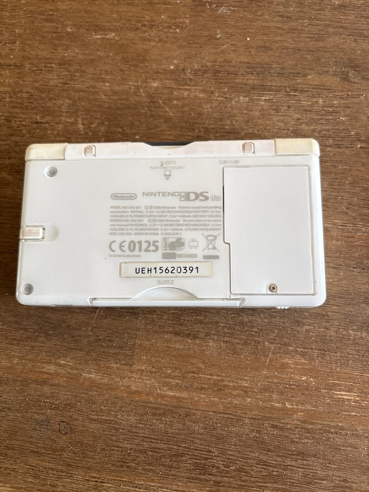 Witte Nintendo DS Lite, Spelcomputers en Games, Spelcomputers | Nintendo DS, Ophalen of Verzenden, Gebruikt, Wit, DS Lite