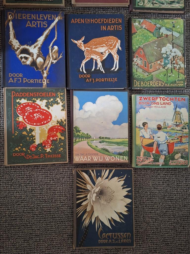 10 Verkade plaatjes albums, Ophalen of Verzenden