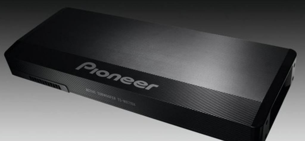 Pioneer TS-WX710A Aktieve subwoofer met kabels en afstandsb., Auto diversen, Autospeakers, Ophalen of Verzenden, Zo goed als nieuw