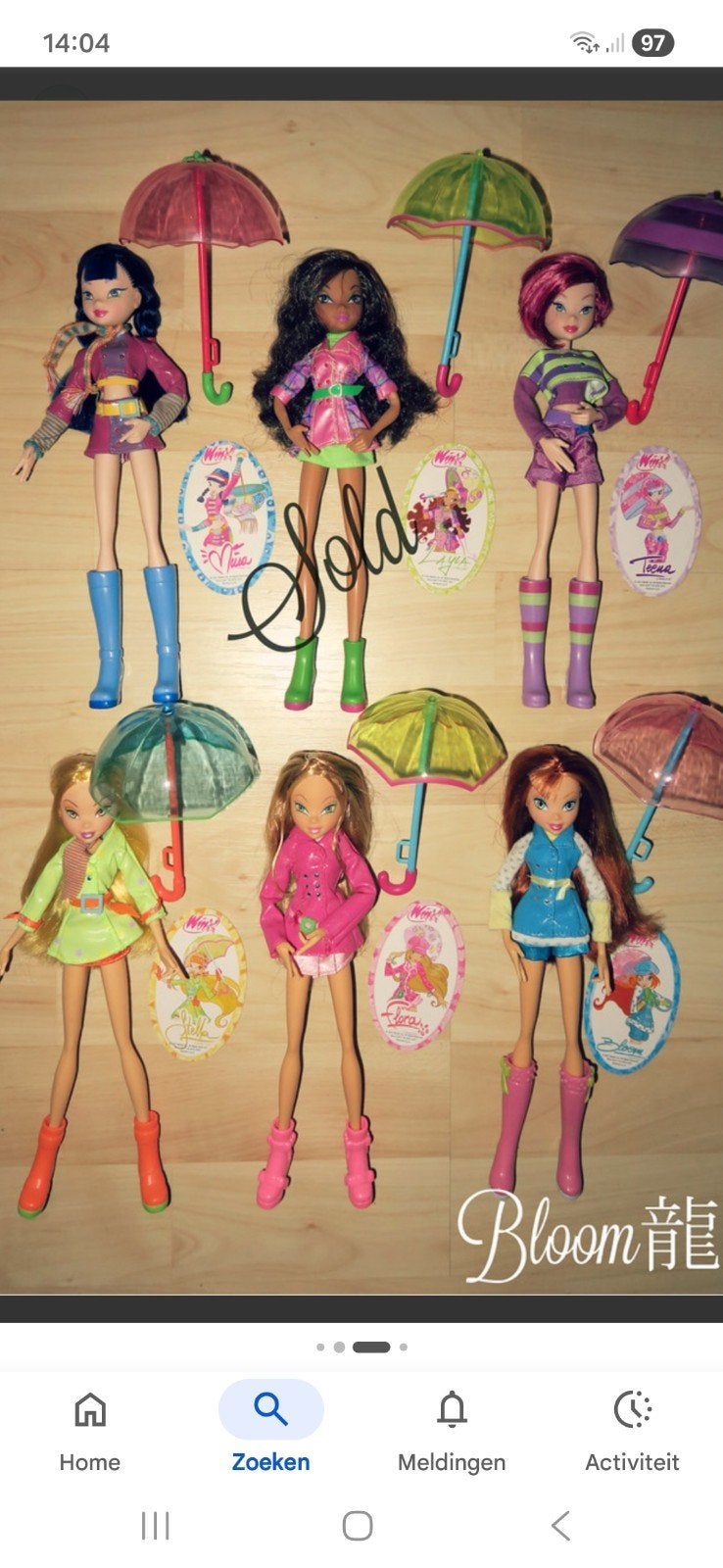 Winx umbrella, Ophalen of Verzenden