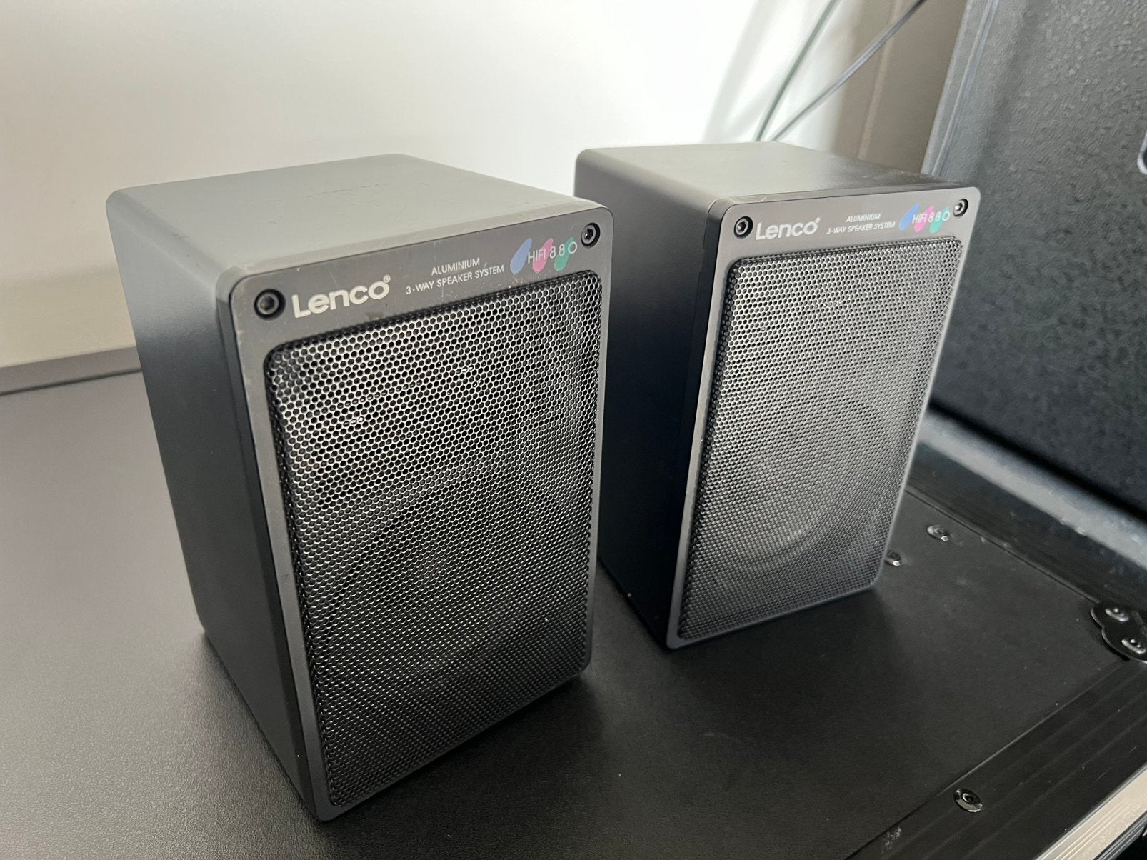 Lenco hifi 8 80, Stereo speakers, Zo goed als nieuw, 60 tot 120 watt, Ophalen