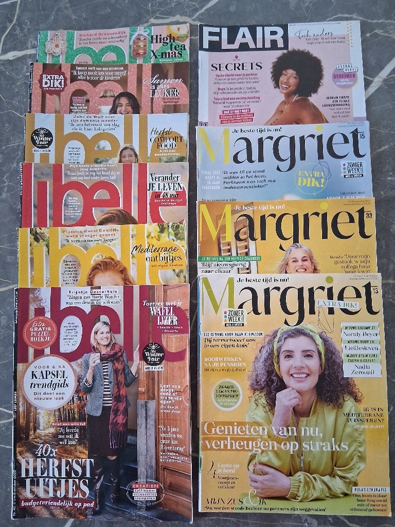 tijdschriften, Ophalen of Verzenden, Zo goed als nieuw, Damesbladen