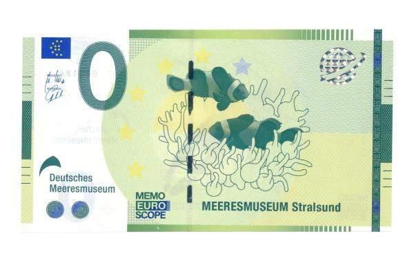 Duitsland 0-Euro biljet Meeresmuseum Stralsund 2026, Ophalen of Verzenden, Duitsland, Los biljet
