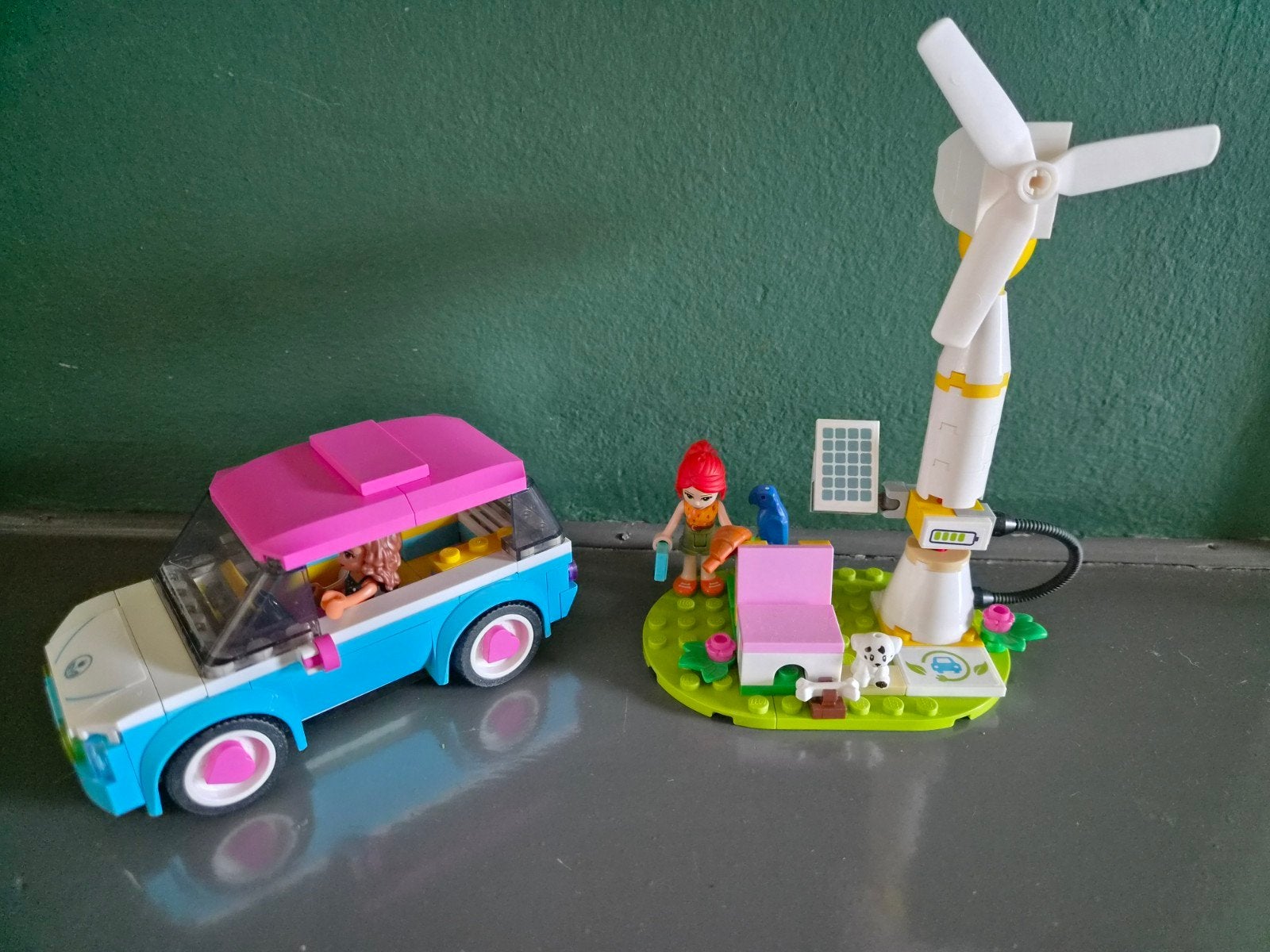 LEGO Friends Olivia's elektrische auto (41443), Ophalen of Verzenden, Zo goed als nieuw