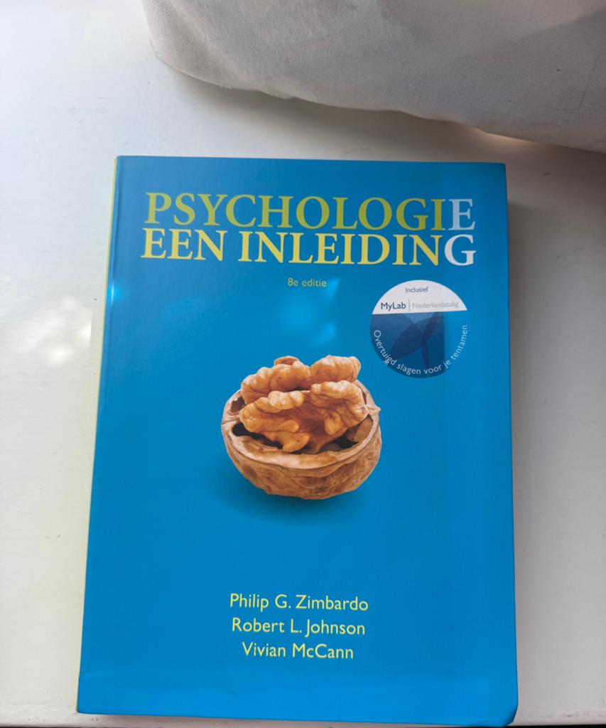 Psychologie: een inleiding 8e editie, Boeken, Ophalen of Verzenden, Zo goed als nieuw, Nederland en België