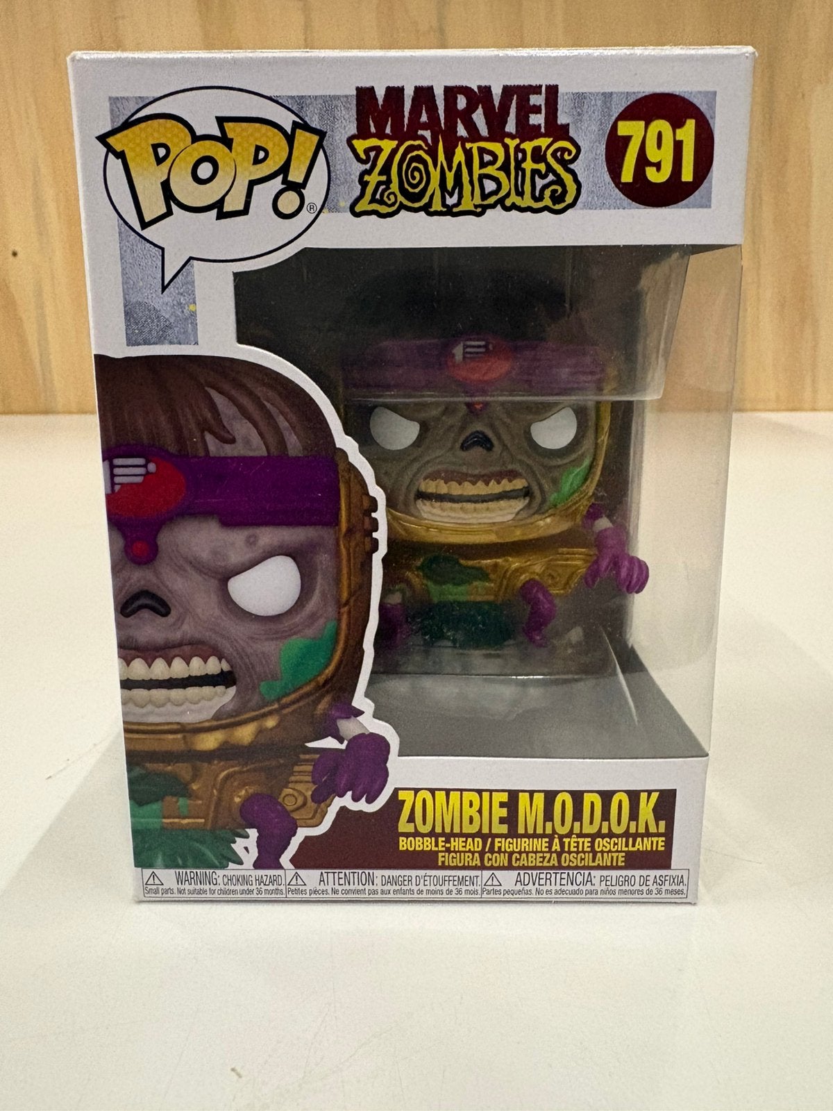 Funko Pop Marvel Zombie M.O.D.O.K - 791, Verzamelen, Poppetjes en Figuurtjes, Zo goed als nieuw, Ophalen of Verzenden