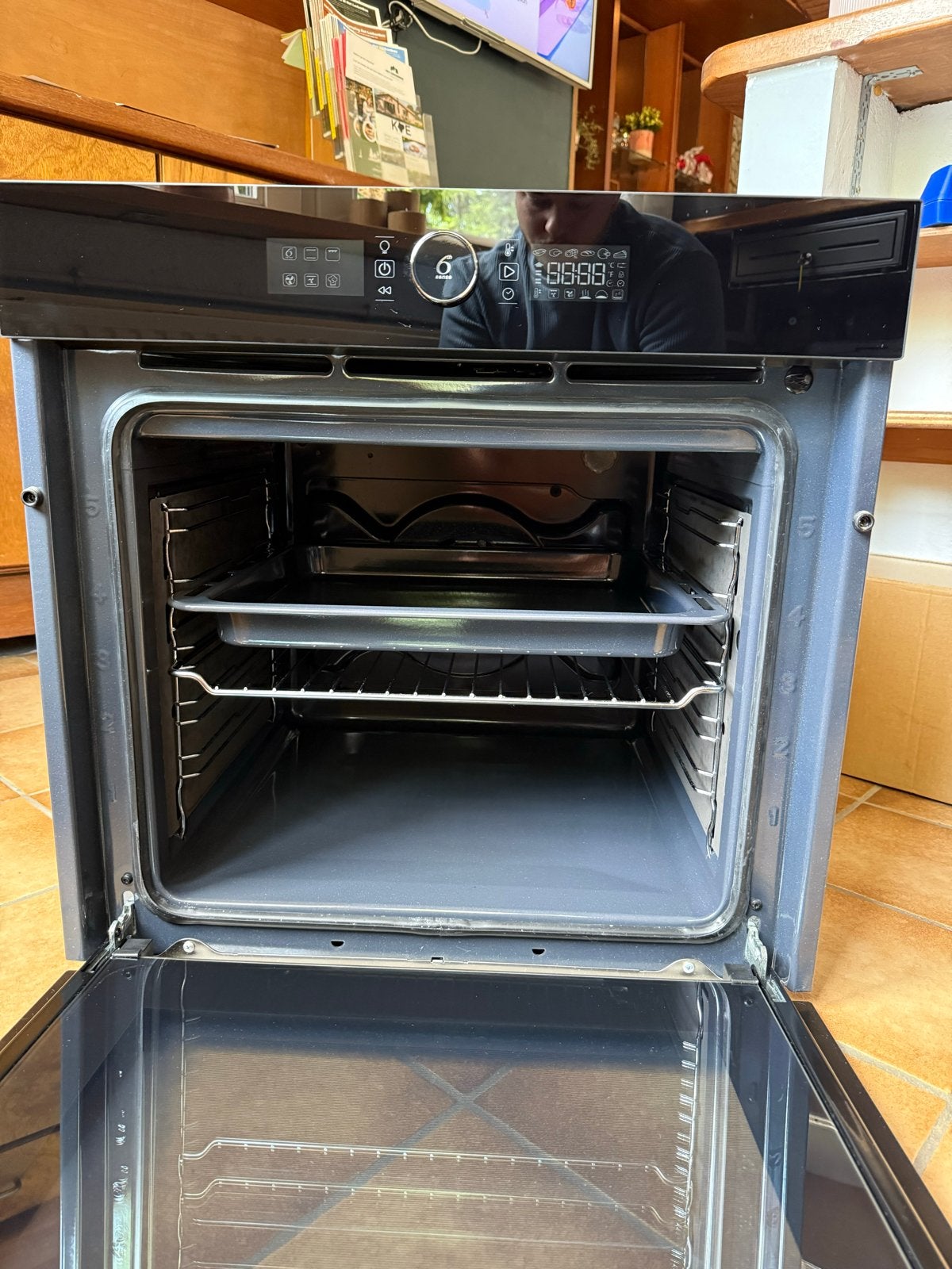 Whirlpool Inbouw Oven 7AKZ9 6230 NB - Zo goed als nieuw, Ophalen, Whirlpool, Oven, Hete lucht