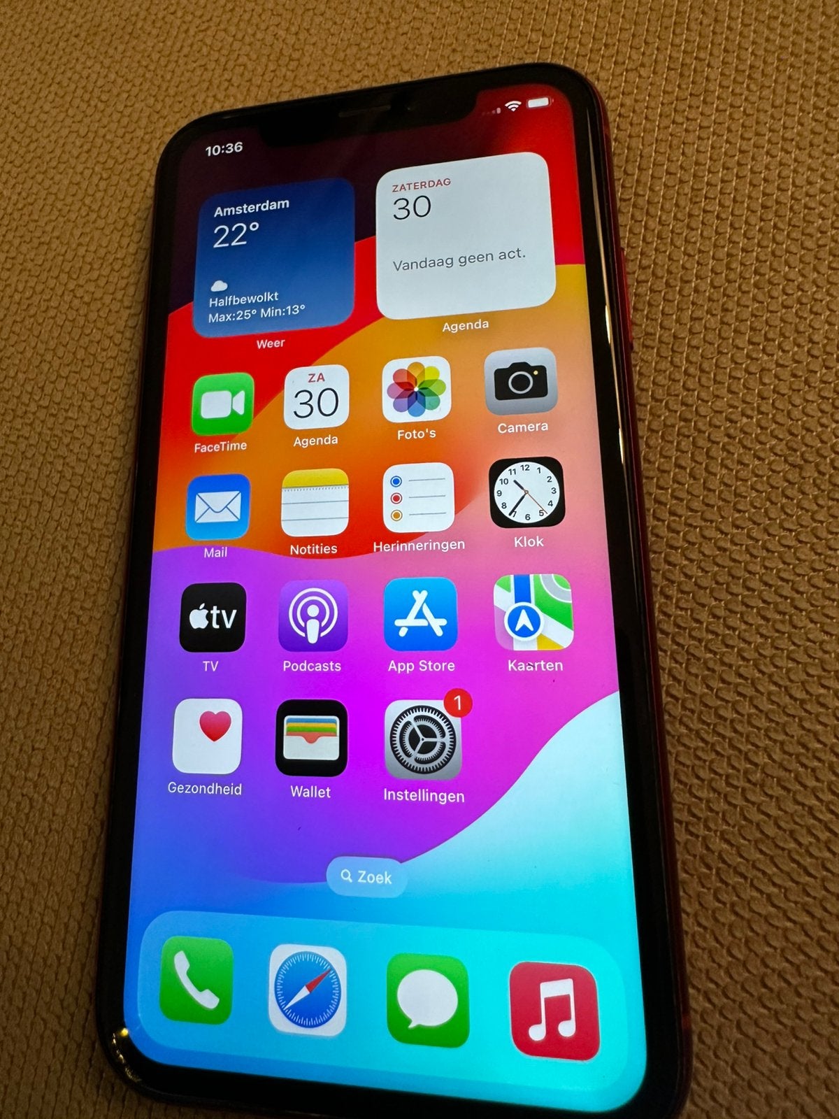 iPhone Xr 128gb rood, Ophalen, 83 %, IPhone XR, Zonder simlock