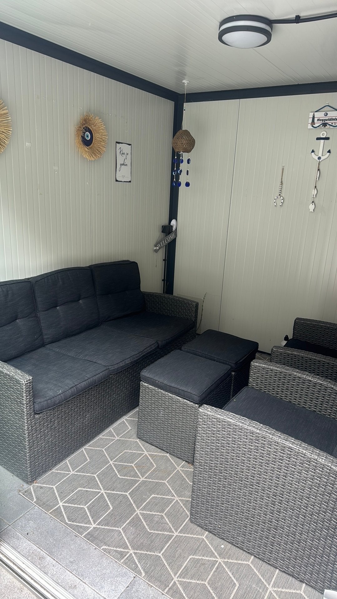 Loungeset tuin, Ophalen, 5 zitplaatsen, Gebruikt, Loungeset