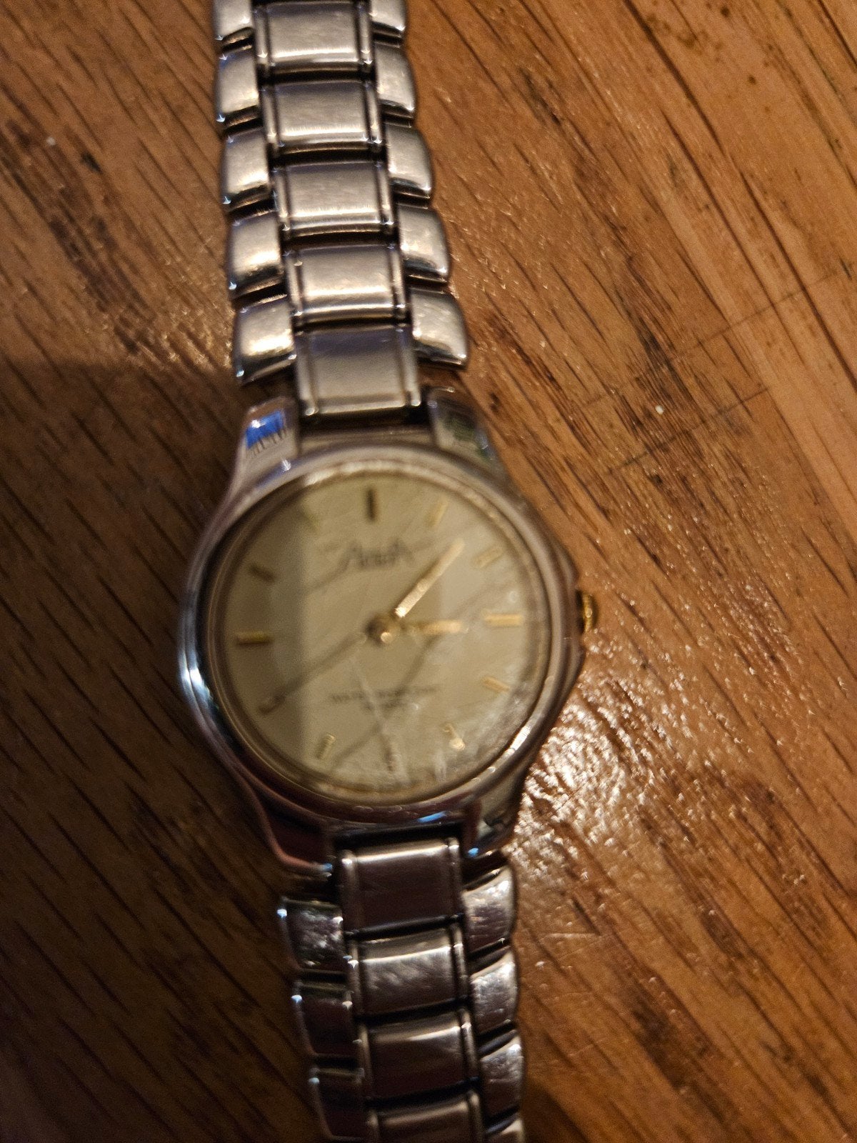 Stijlvol dameshorloge - Actua - Gebruikt, Sieraden, Tassen en Uiterlijk, Horloges | Dames, Ophalen of Verzenden, Gebruikt, Staal