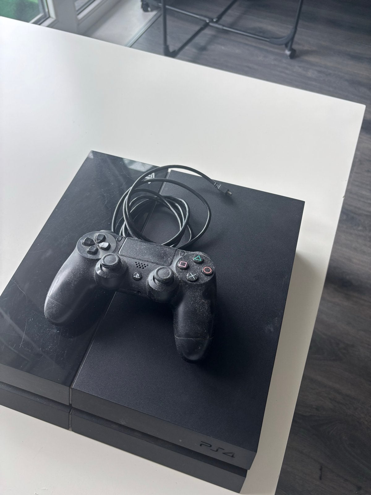 PlayStation 4 (PS4) met controller en benodigde snoeren, Ophalen of Verzenden, Met 1 controller, Original, 500 GB