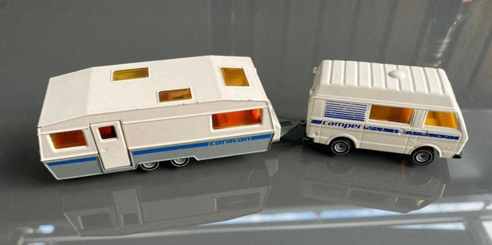 Siku volkswagen met caravan nummer 2518, Ophalen of Verzenden, Zo goed als nieuw, Auto