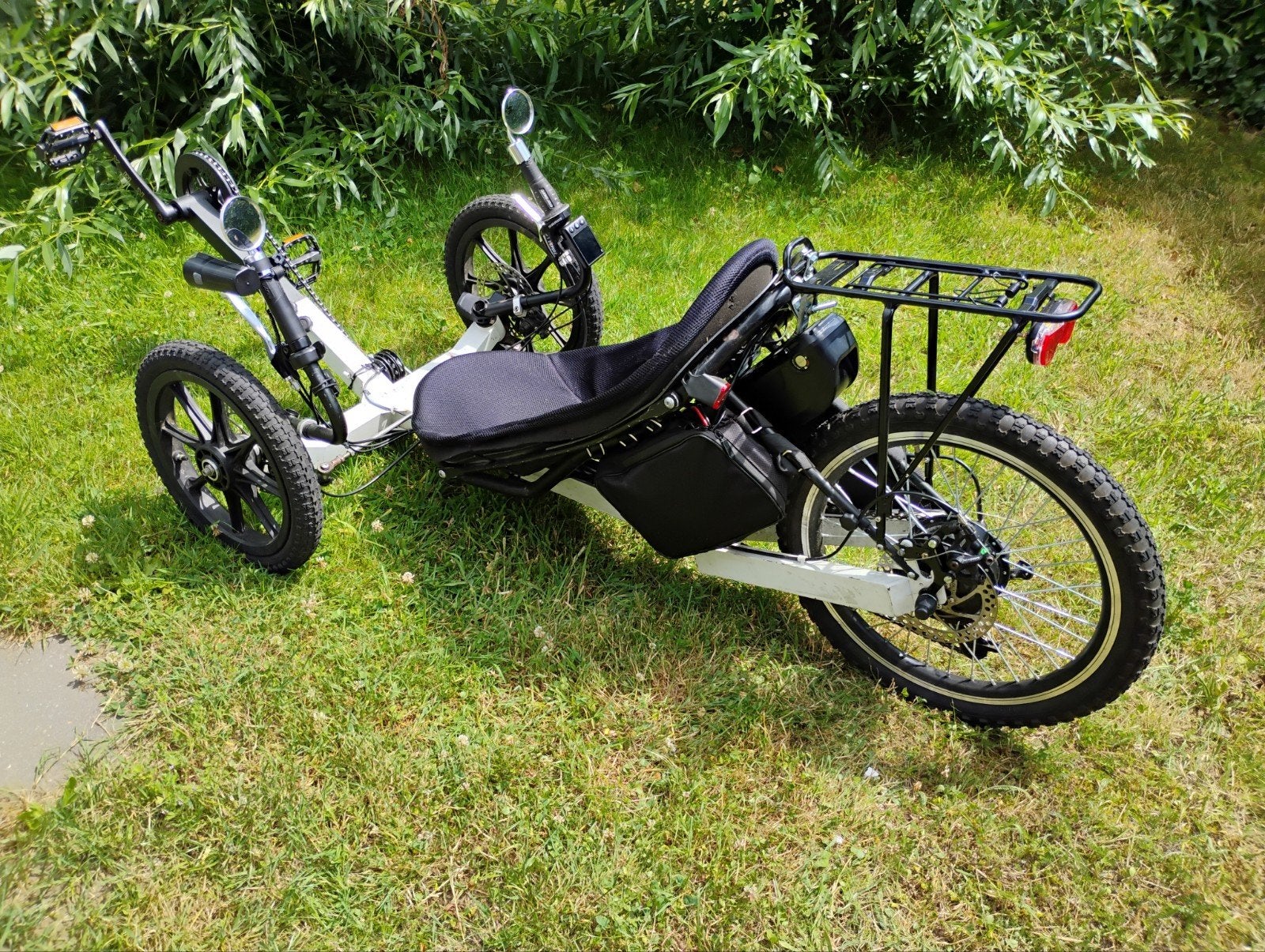 KMX trike, E-trike, electrische trike, zeer snel., Fietsen en Brommers, Fietsen | Ligfietsen, Ophalen, Gebruikt, Overige merken