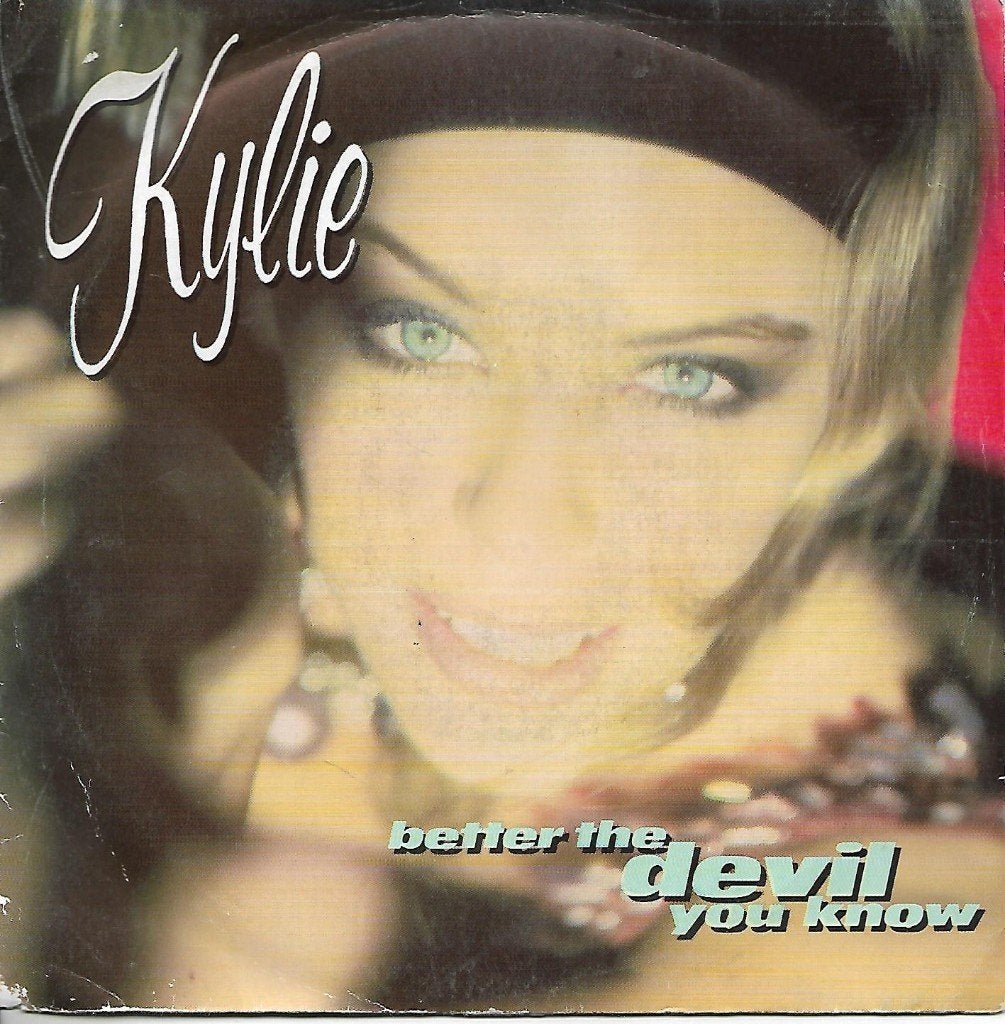 Kylie Minogue - Better the devil you know, Fotohoes, Ophalen of Verzenden, Gebruikt, Pop