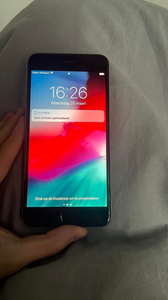 Iphone 6 plus, Telecommunicatie, Mobiele telefoons | Apple iPhone, Gebruikt, Zwart, Ophalen of Verzenden, 64 GB