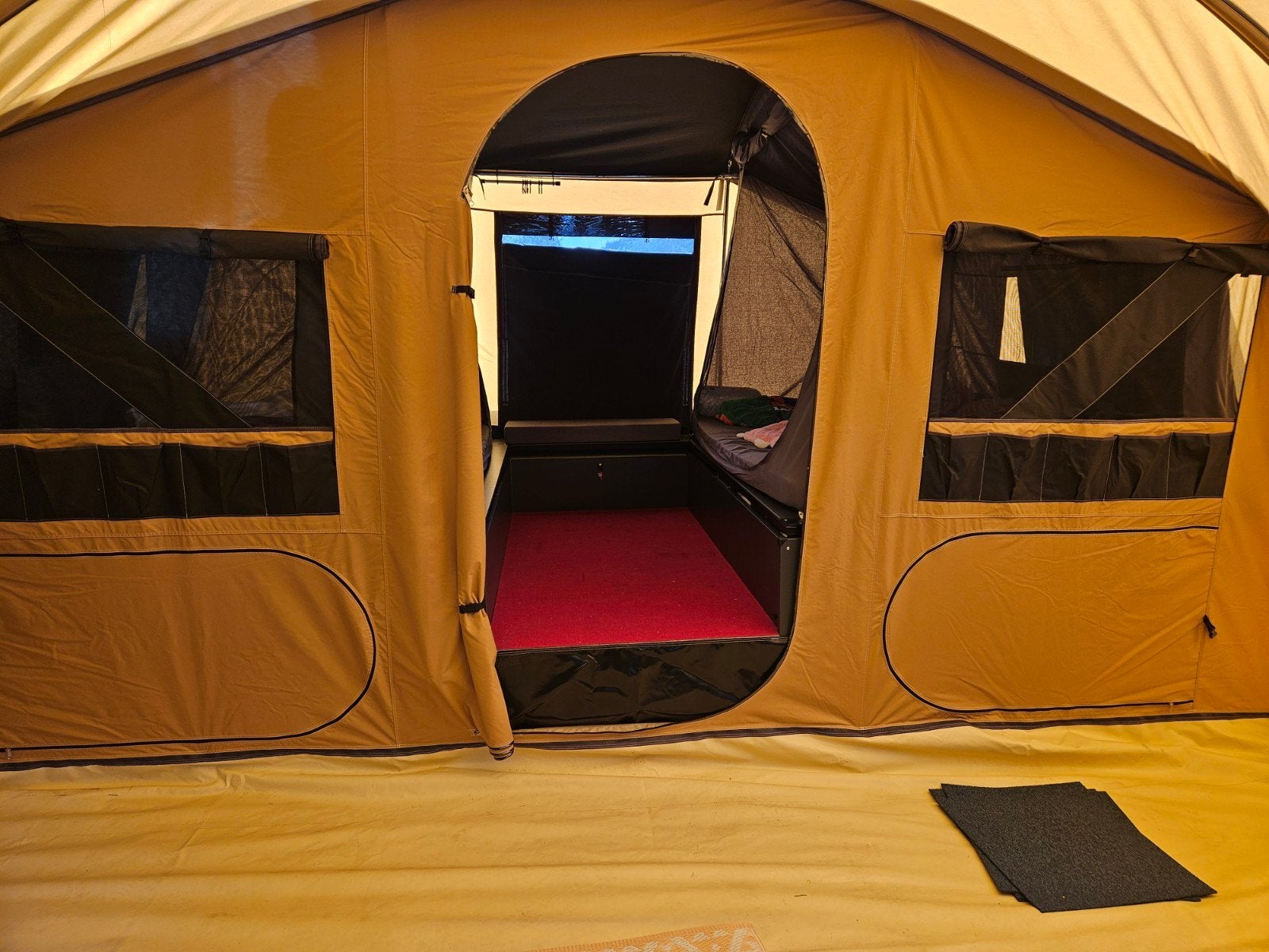 Cabanon suncruiser XL vouwwagen, zeer compleet, Ophalen, Zo goed als nieuw, Meer dan 6