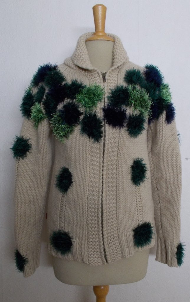 100% wollen beige/groen wollen vest van Levi's! M, Verzenden, Zo goed als nieuw, Maat 38/40 (M), Beige