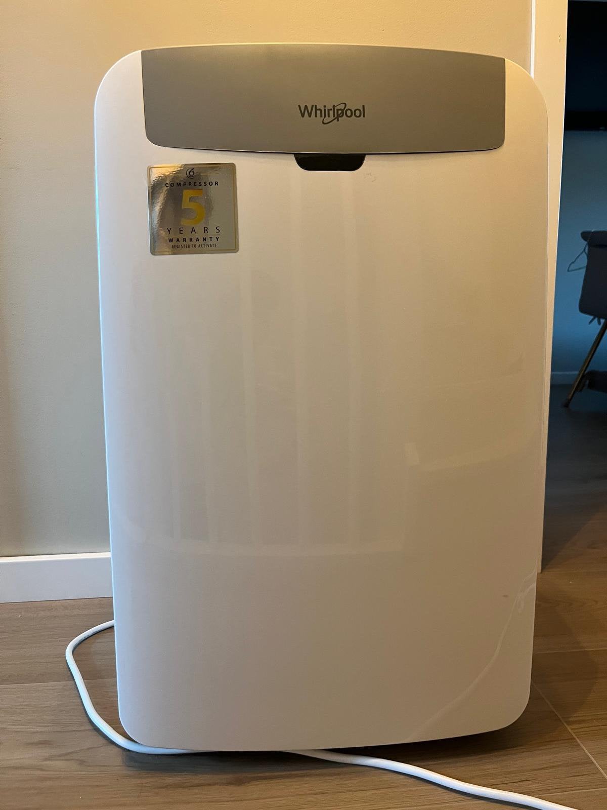 Whirlpool PACW212CO mobiele airco, Ophalen, Verwarmen, Minder dan 60 m³, 3 snelheden of meer