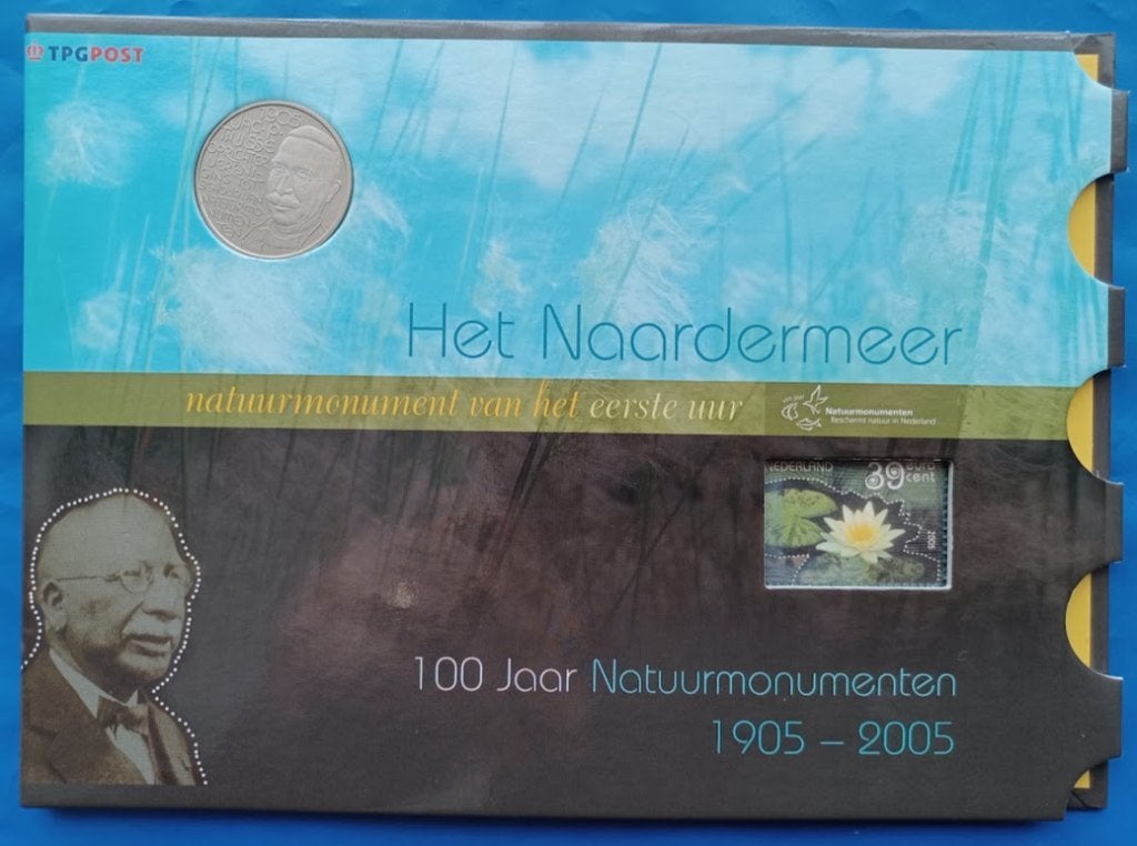 TPG Postmapje Het Naardermeer 2005 - Penning en Postzegels, Verzenden, Overige materialen, Nederland