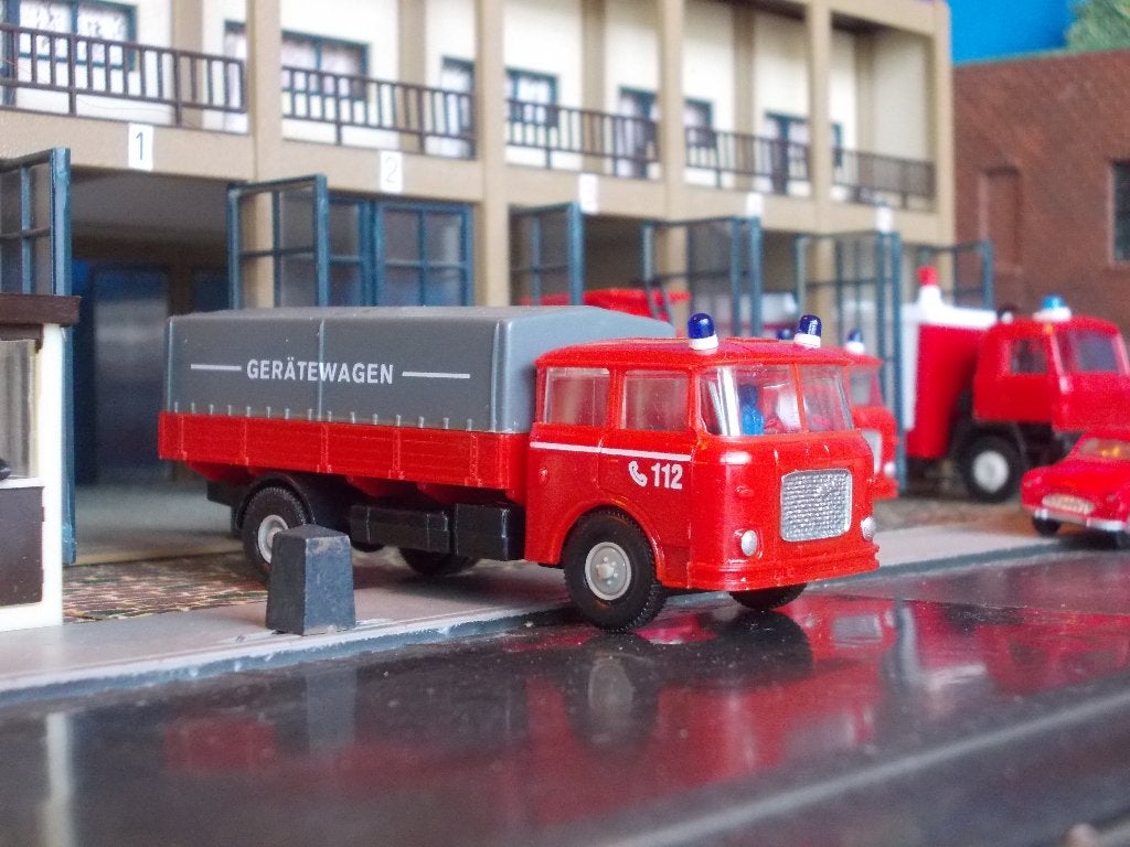 1976 Skoda S706 RT Permot Feuerwehr Brandweer materiaalwagen, Ophalen of Verzenden, Nieuw, Bus of Vrachtwagen, Rietze