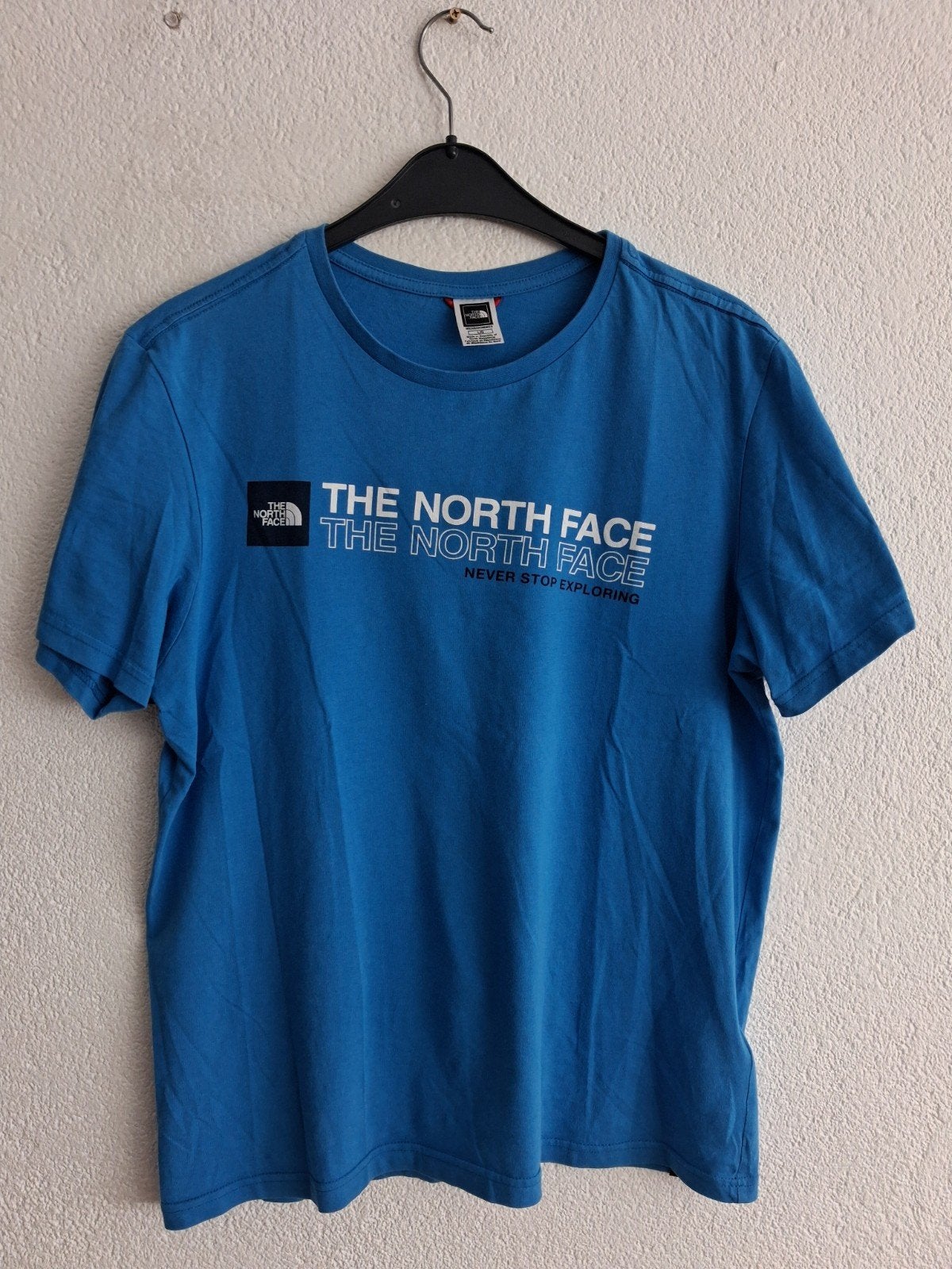 The North Face T-shirt - Blauw - Maat L, Kleding | Heren, Ophalen of Verzenden