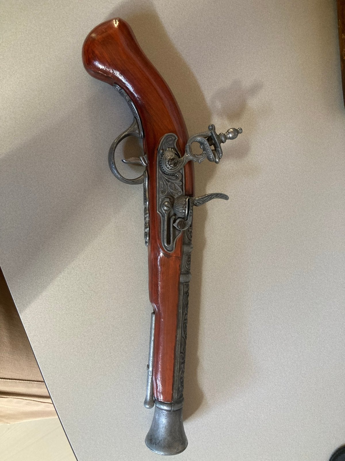 Replica Flintlock Pistool - Toneel/Carnaval, Ophalen of Verzenden, Gebruikt