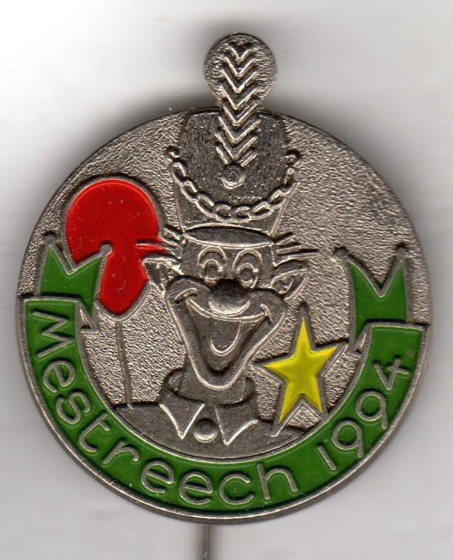 Speldje MESTREECH 1994 MAASTRICHT CARNAVAL 1994 (A8), Verzamelen, Ophalen of Verzenden, Gebruikt, Overige onderwerpen