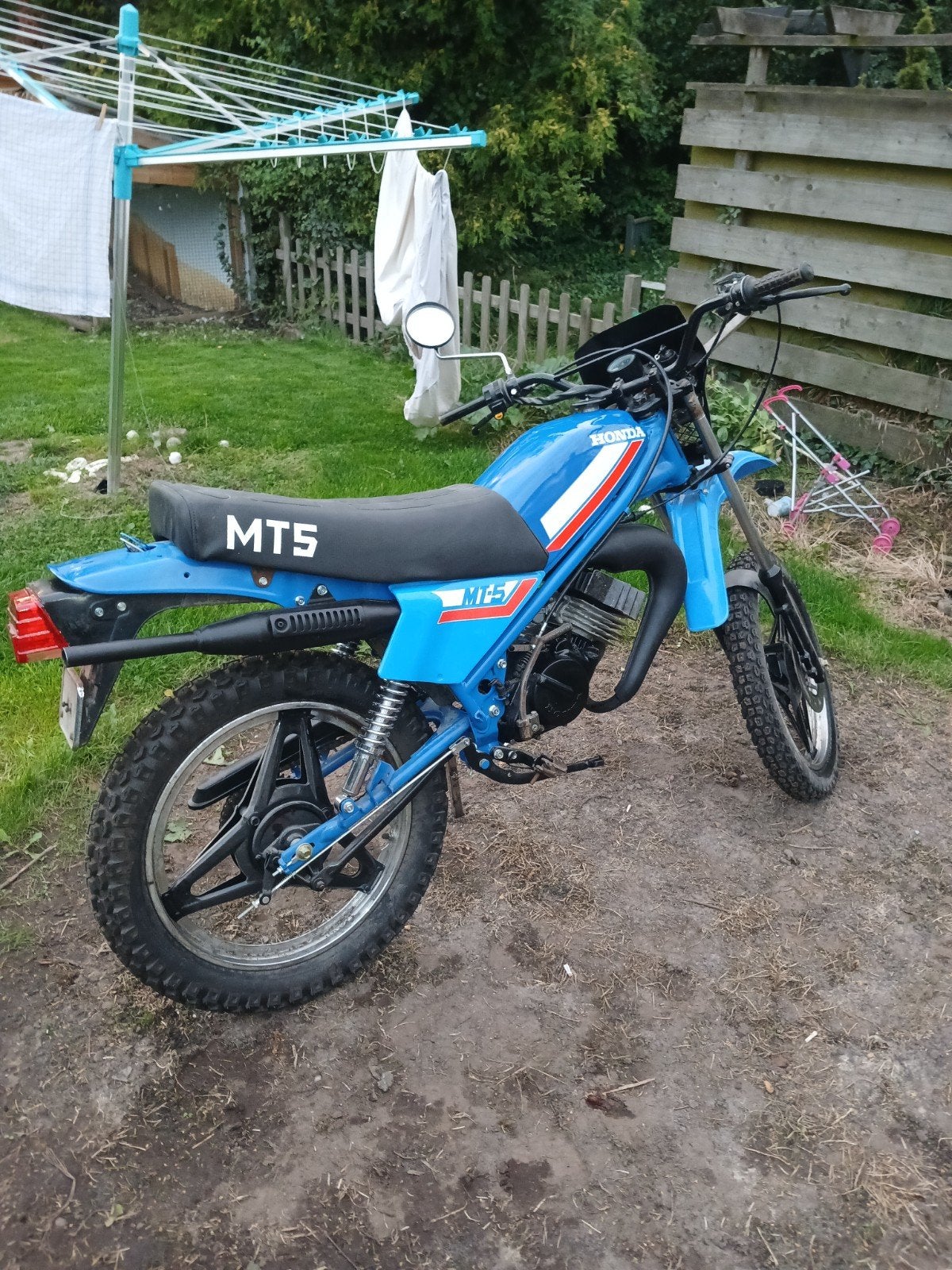honda mt5, Fietsen en Brommers, Brommers | Crossbrommers, Ophalen, Honda, Zo goed als nieuw, 4 versnellingen