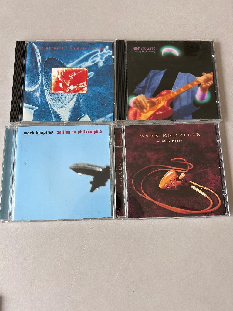 4 CD’s Dire Straits en Mark Knopfler, Ophalen of Verzenden, Zo goed als nieuw, Poprock