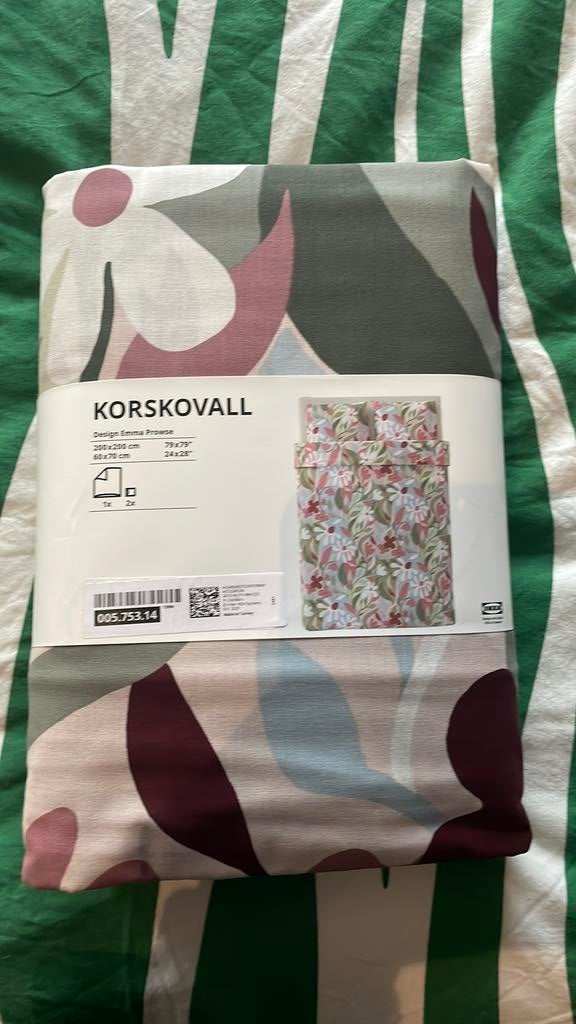 Nieuw Dekbedovertrek 200x200 Ikea, Overige kleuren, Dekbedovertrek, Ophalen of Verzenden, Nieuw