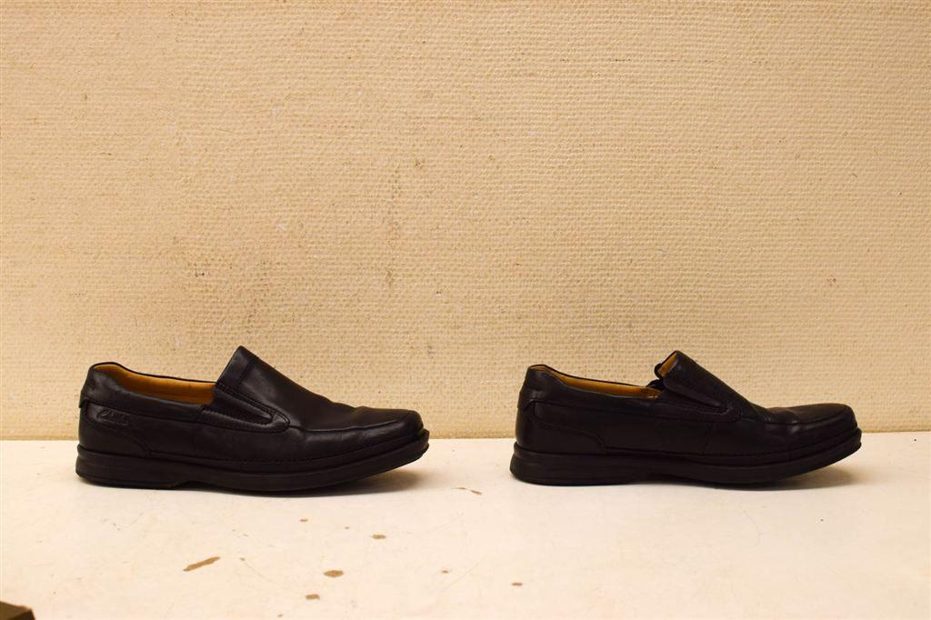 Clarks Heren instappers 49616, Ophalen of Verzenden, Gedragen, Maat 43 t/m 46, Zwart
