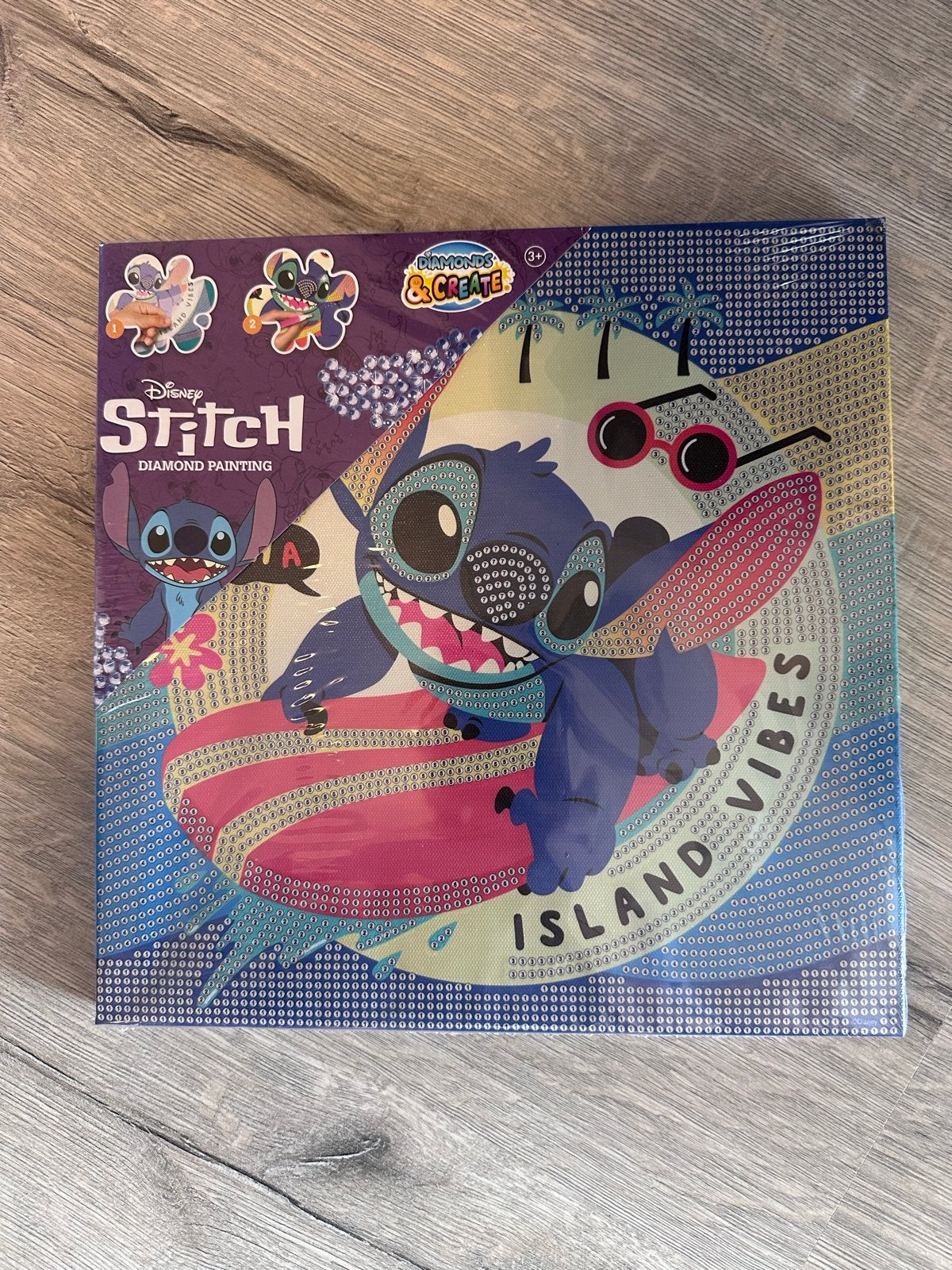 Disney Stitch Diamond Painting Knutselset, Hobby en Vrije tijd, Film en tv, Diamond painting, Nieuw, Meerkleurig
