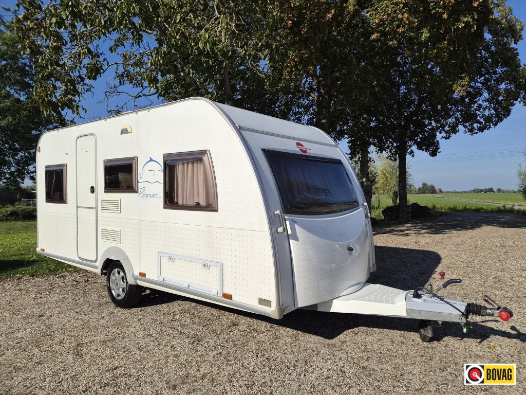 Bürstner Flipper 435 TS, Dwarsbed, Rondzit, 750 - 1000 kg, Bürstner
