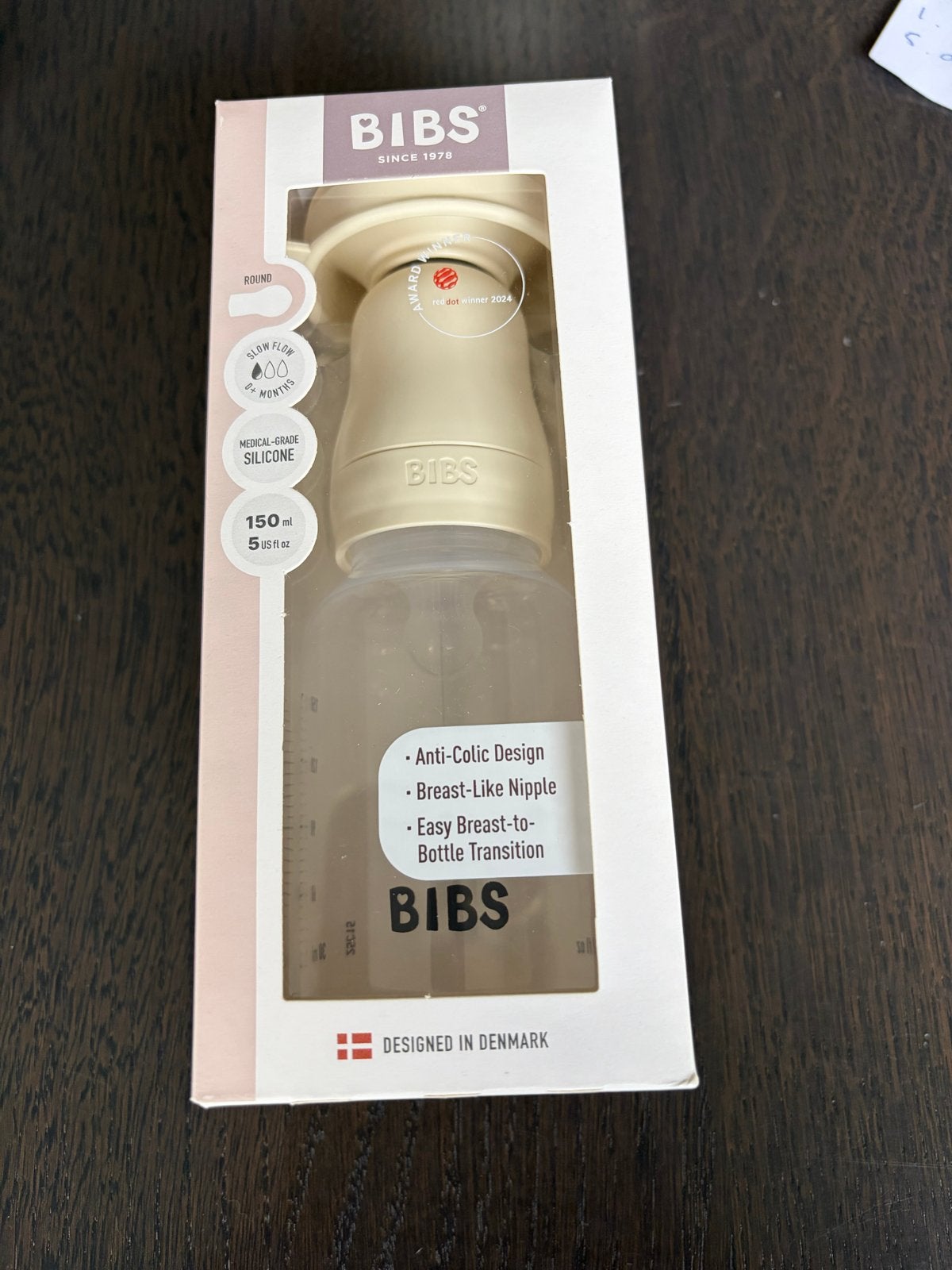 BIBS Babyfles Silicone 150 ml - Anti-colic, Overige merken, Nieuw, Ophalen of Verzenden, Babyfles