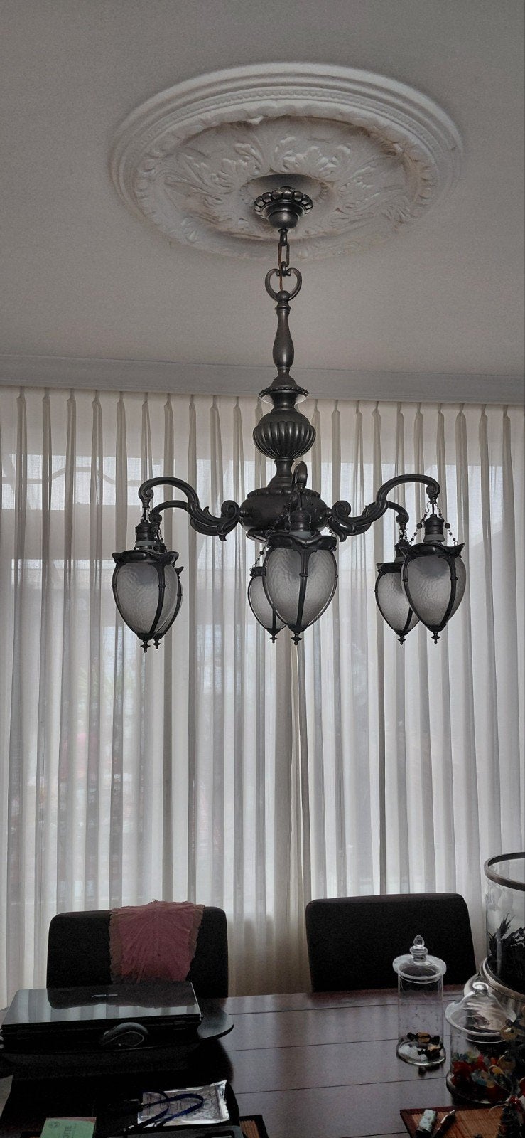 Tinnenlamp, Huis en Inrichting, Ophalen, Zo goed als nieuw