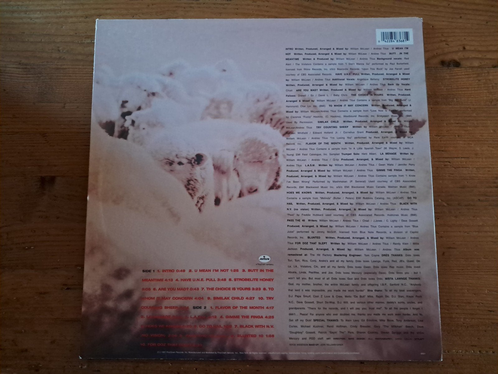 Black Sheep - A Wolf In Sheep's Clothing LP (1991), Cd's en Dvd's, LP, Gebruikt, Verzenden, 12 inch