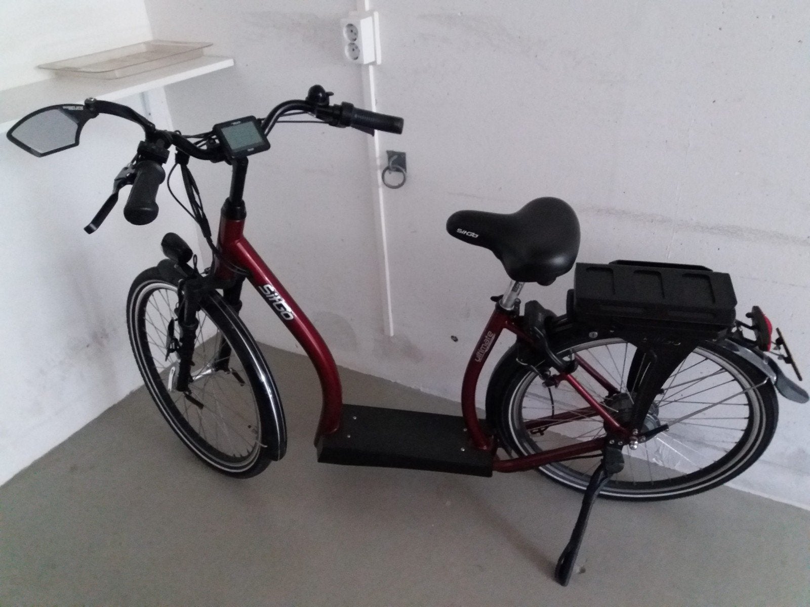 Electrische Sitgo Ultimate stepfiets, volwassenen, rood,, Fietsen en Brommers, Ophalen of Verzenden, Overige merken