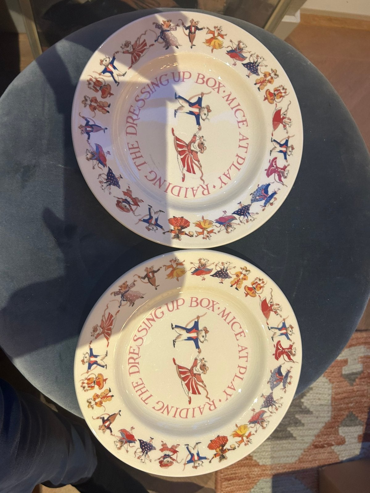 Vintage Emma Bridgewater Dancing Mice bord – Made in England, Ophalen of Verzenden