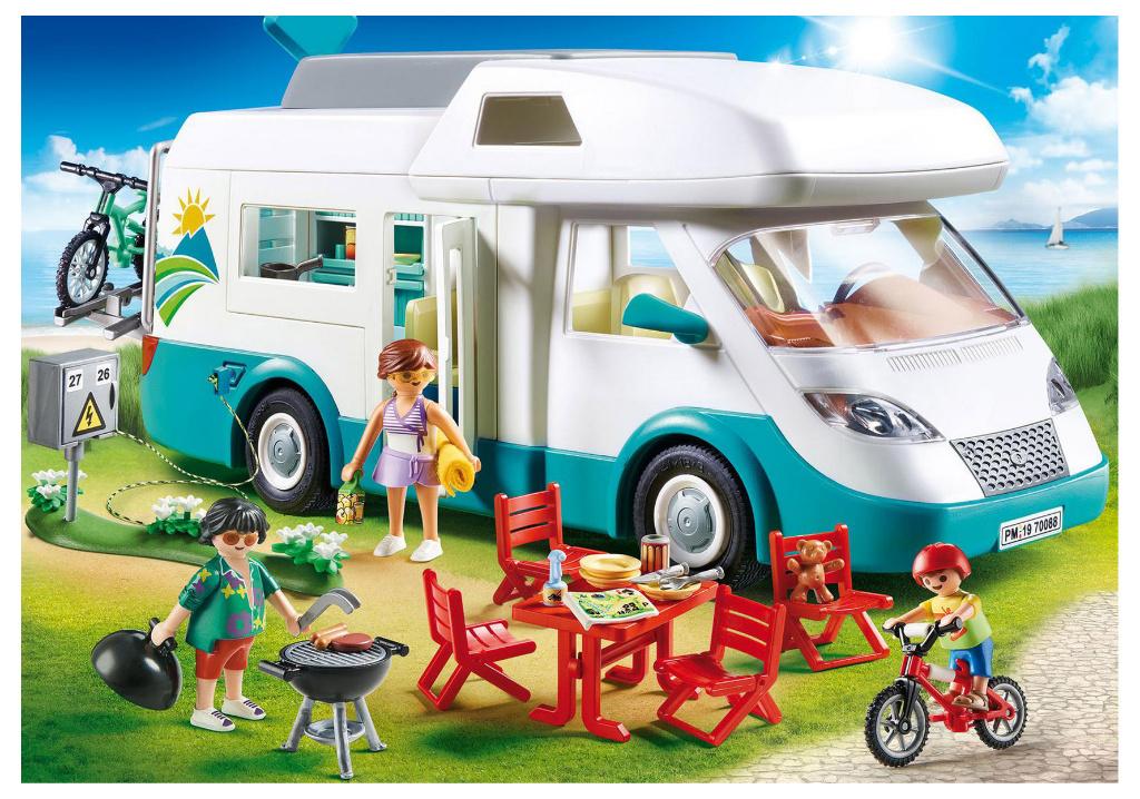 PLAYMOBIL 70088 Mobilhome met Familie (Camper), Ophalen of Verzenden, Nieuw