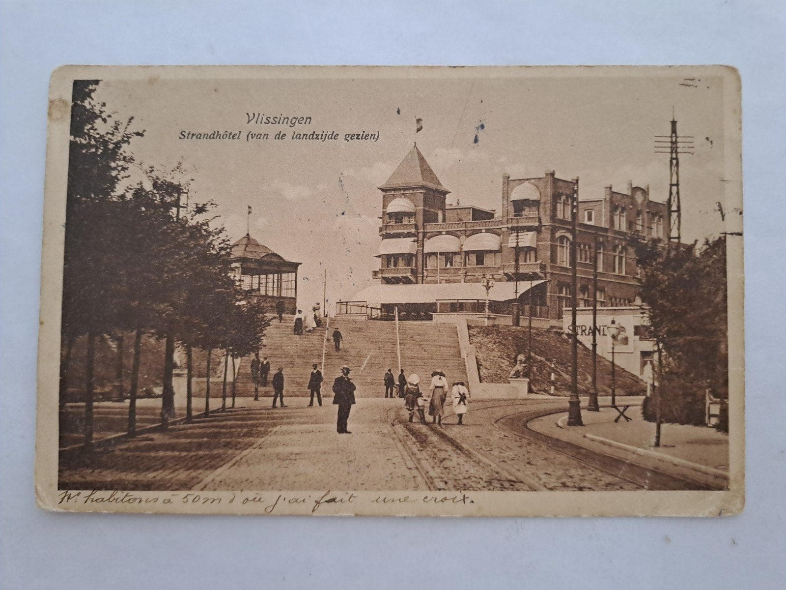 Vlissingen, gelopen,  1915, Ophalen of Verzenden, Voor 1920, Zeeland