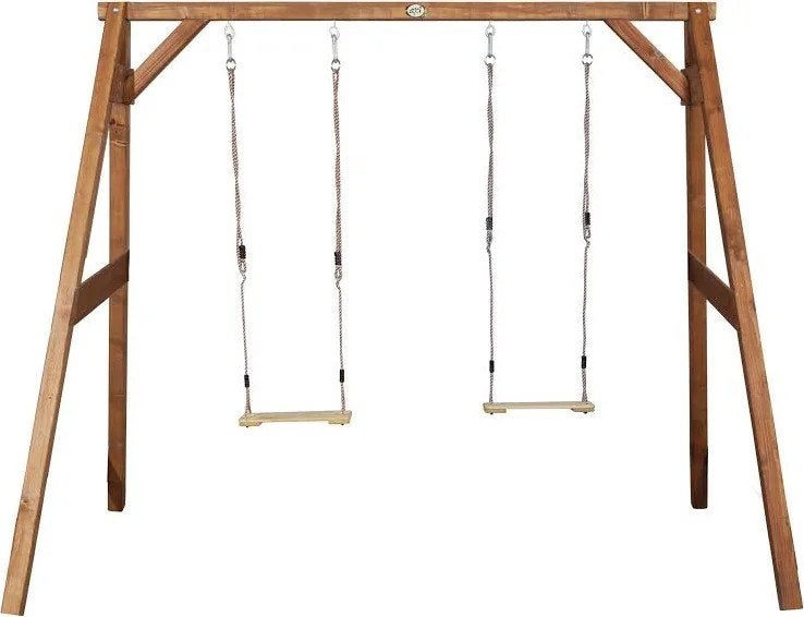 Houten Schommel voor Buiten - Dubbele Schommel, Ophalen of Verzenden, Gebruikt, Schommel