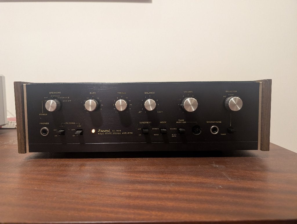 Sansui AU-505 volledige recap en service, Ophalen of Verzenden, Zo goed als nieuw, Stereo, Overige merken