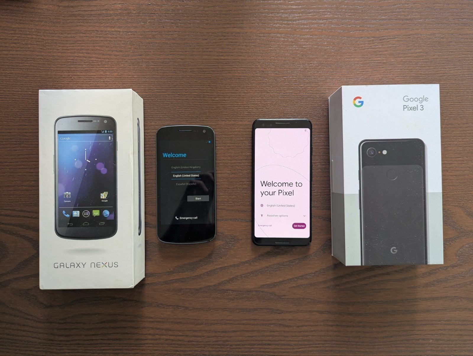 Samsung Galaxy Nexus (2012) & Google Pixel 3 (2018), Ophalen of Verzenden, Gebruikt, 6 megapixel of meer, Overige modellen