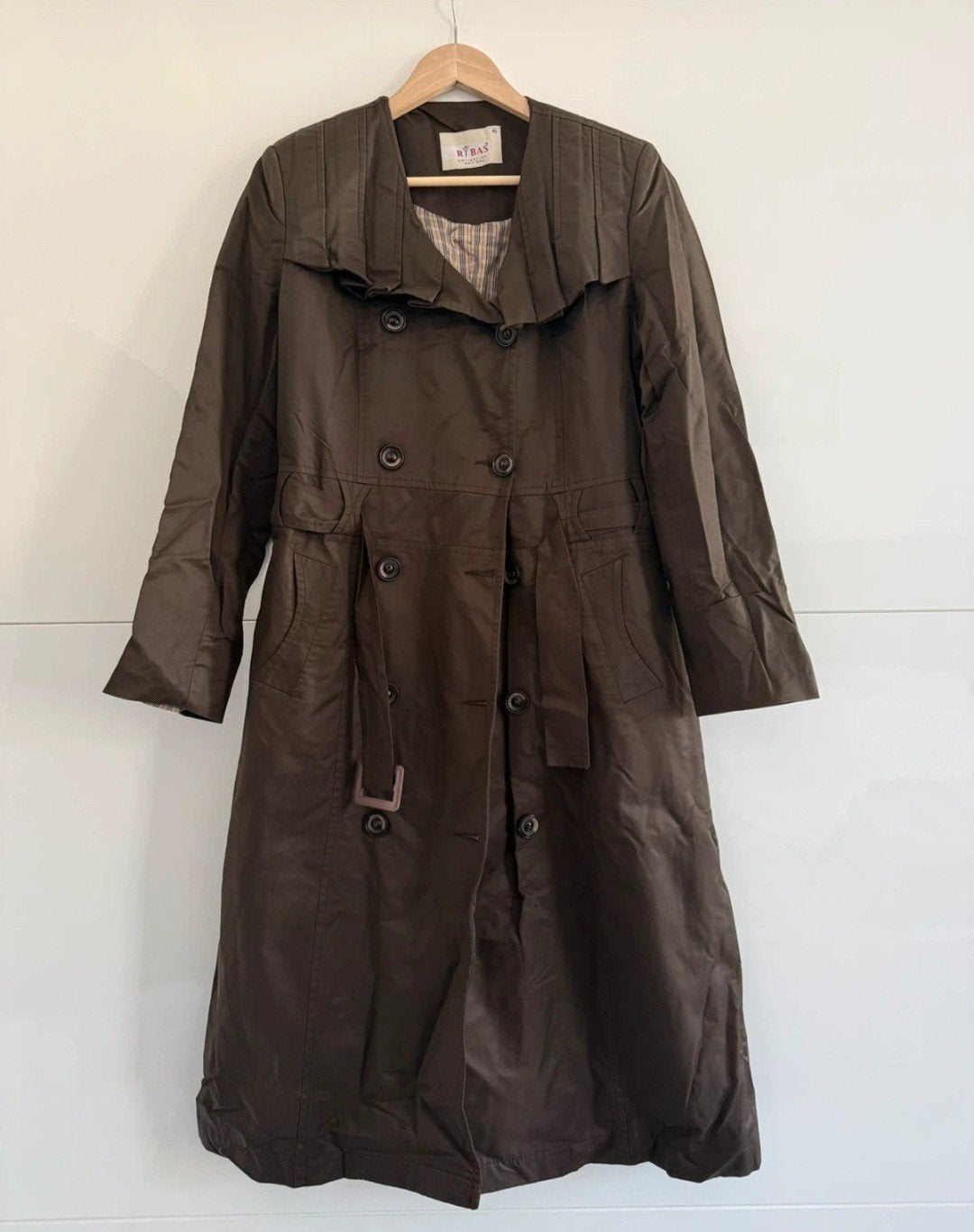 Bruine trenchcoat, Kleding | Dames, Ophalen of Verzenden, Zo goed als nieuw, Maat 38/40 (M), Bruin