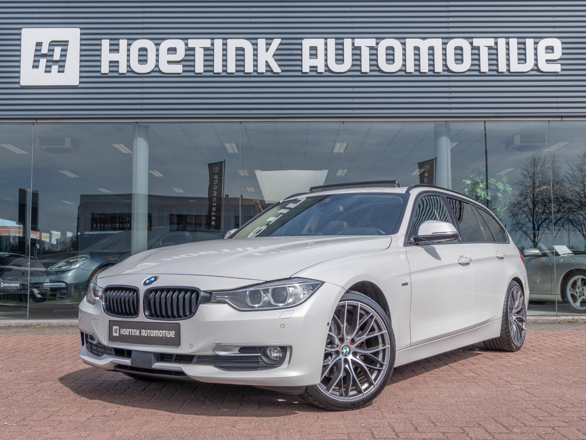 BMW 3-serie Touring 320d High Executive | Pano | Hud | Deale, Auto's, BMW, Zwart, 4 cilinders, Wit, Diesel