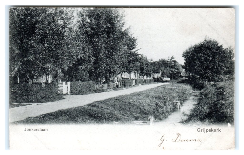 Grijpskerk, Jonkerslaan, Ophalen of Verzenden, Voor 1920, Gelopen, Groningen