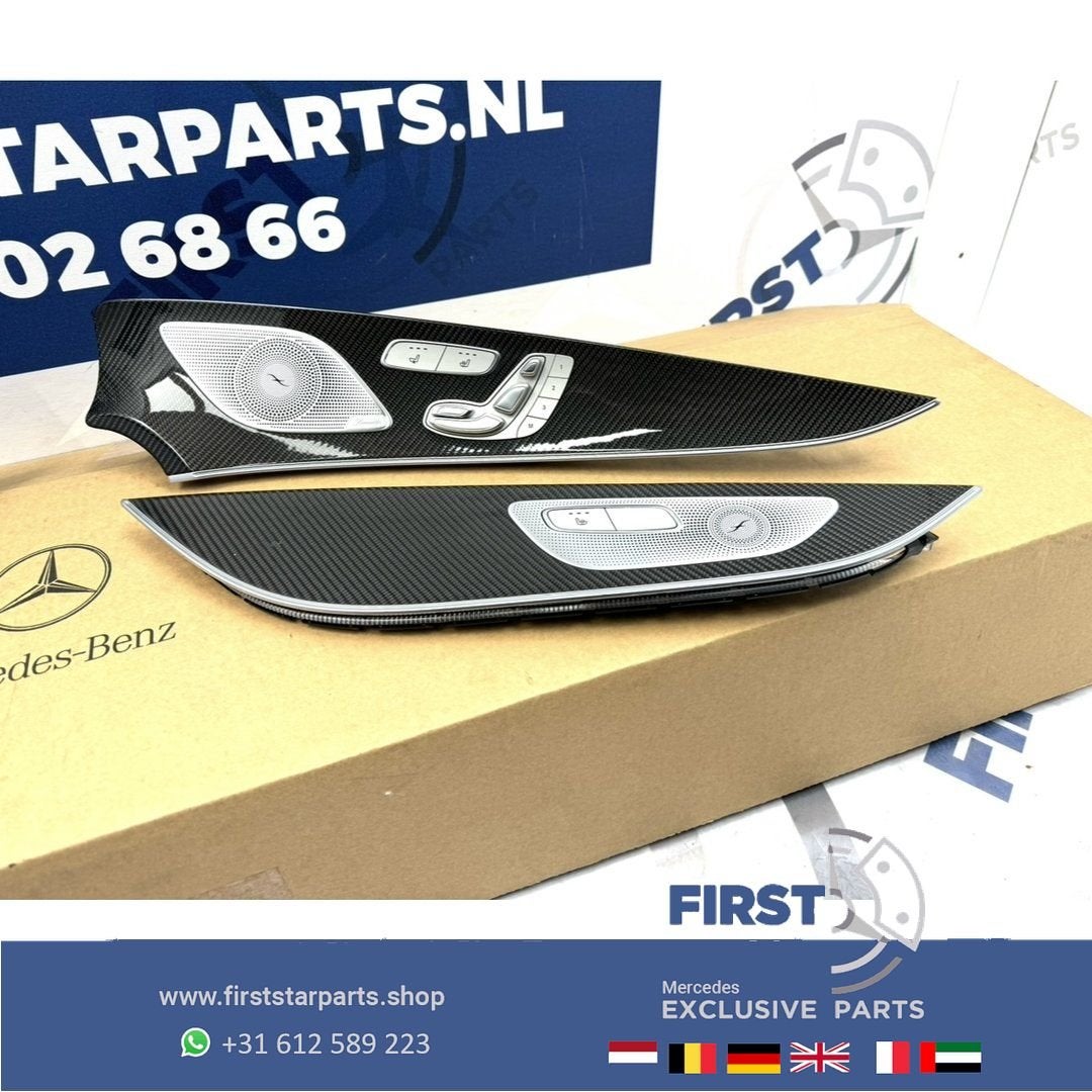 W257 C257 CLS KLASSE CARBON DEUR LIJSTEN SET INTERIEUR LRVA, Gebruikt, -, Ophalen of Verzenden, -