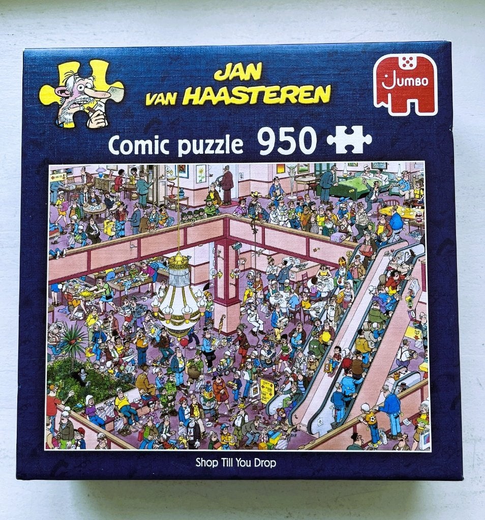Jan van Haasteren 950 - Shop Till You Drop, Ophalen of Verzenden, 500 t/m 1500 stukjes, Zo goed als nieuw, Legpuzzel