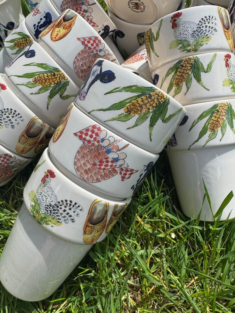Alie Kruse Landleven boerderij servies 25% IN PRIJS VERLAAGD, Ophalen, Zo goed als nieuw, Overige stijlen, Porselein